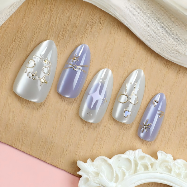 Handcrafted Spiritual Press-On Nails · Ritual Edition 131