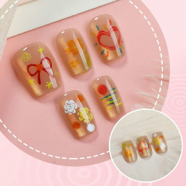 Handcrafted Spiritual Press-On Nails · Ritual Edition 141