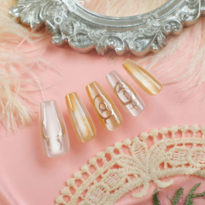 Finished Press-on Nails, New French Style