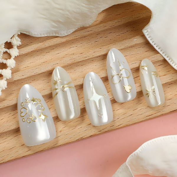 Handcrafted Spiritual Press-On Nails · Ritual Edition 131