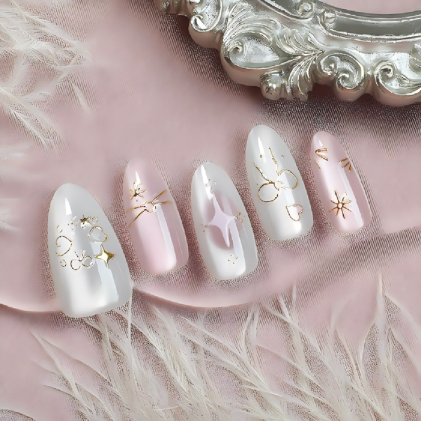 Handcrafted Spiritual Press-On Nails · Ritual Edition 131