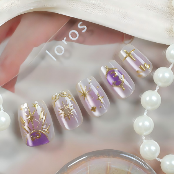 Finished Press-on Nails, French Style Nude Tone