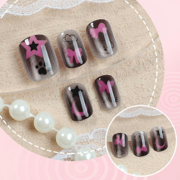 Handcrafted Spiritual Press-On Nails · Ritual Edition 141