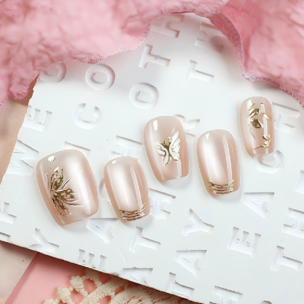 Finished Press-on Nails, INS Style, Minimalist & Stylish