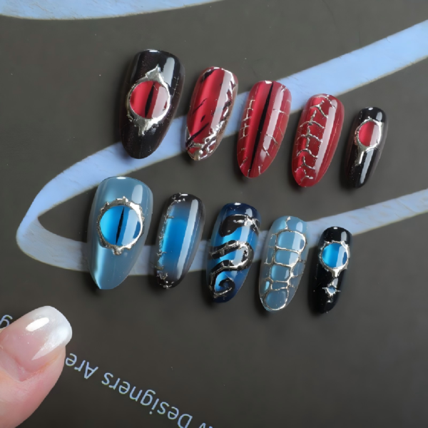 Handcrafted Spiritual Press-On Nails · Ritual Edition 101